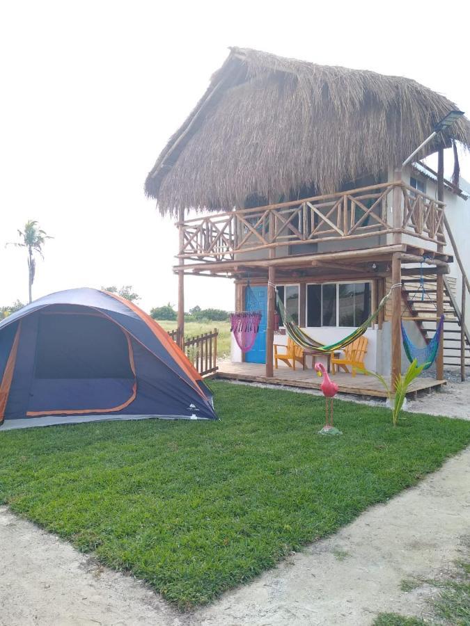 Hotel Camping y Cabañas Chelem Exterior foto